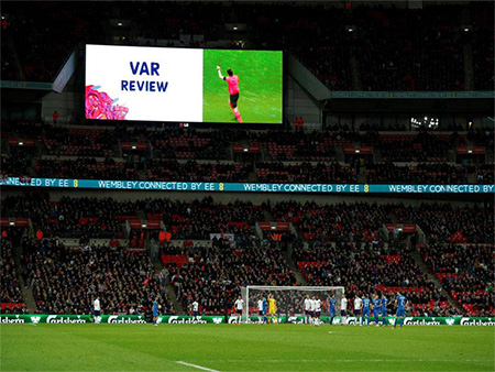 LED Screen in football field